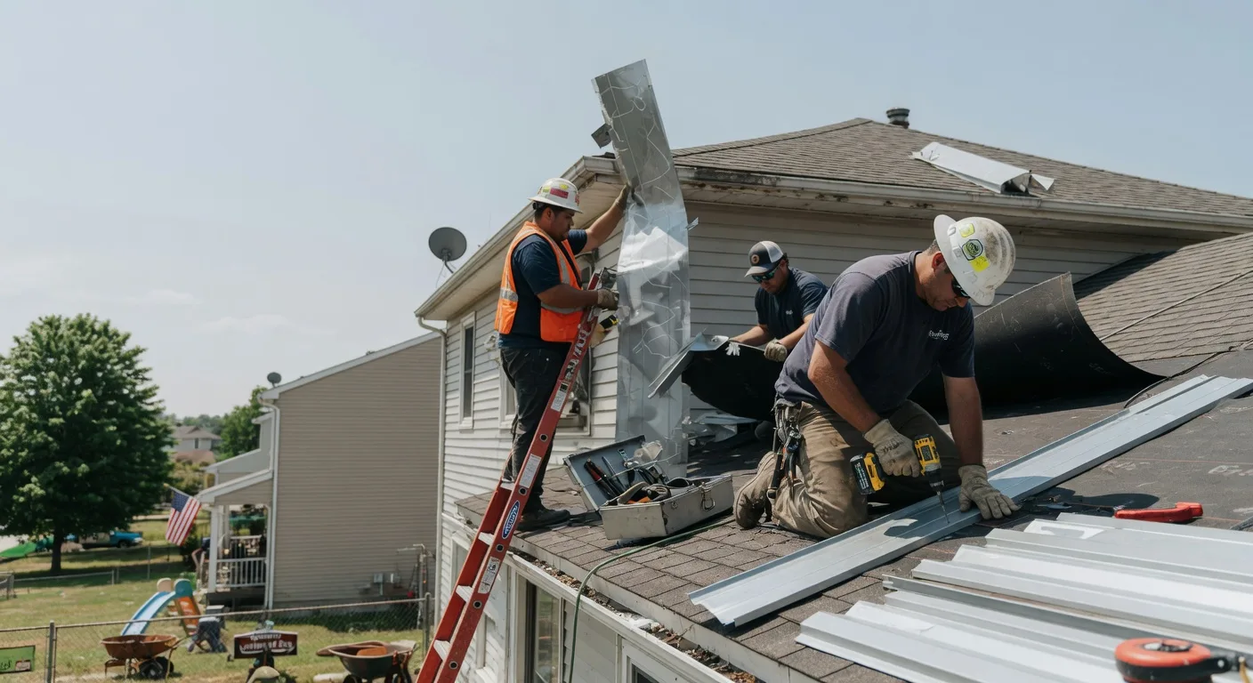 Storm Damage Metal Roof Repair in Bradyville, TN